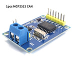 1pcsMCP2515 CAN Bus Module TJA1050 Receiver SPI Interface Industrial Grade 120Ω Resistor 1Mb/s for Arduino Automotive Diagnostic