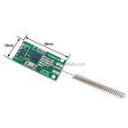 433m Cc1101 Data Transmission Transceiver Si4432 Industrial Rf Serial Communication Transparent Wireless Module