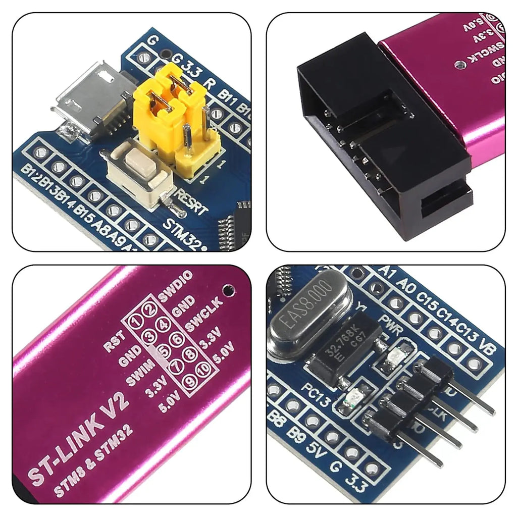 STM32F103C8T6 ARM STM32 Minimum System Development Board STM32F401 STM32F411 + ST-LINK V2 Download Programmer