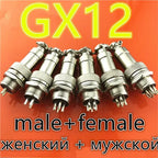 GX12 GX16 GX20 2/3/4/5/6/7/8/9/10 Pin Male Female Butting Wire Cable Circular Aviation Socket Plug Panel Connector Dropshipping