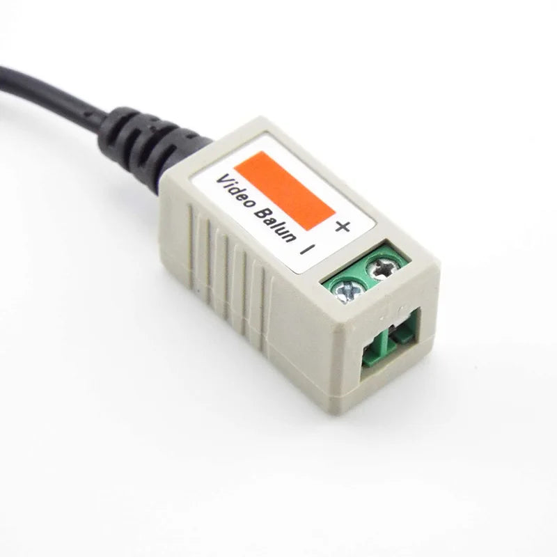 10pairs (20pcs) 3000FT Distance UTP Video Balun Twisted CCTV Balun Passive Transceivers BNC Cable Cat5 CCTV camera  Adapter L19