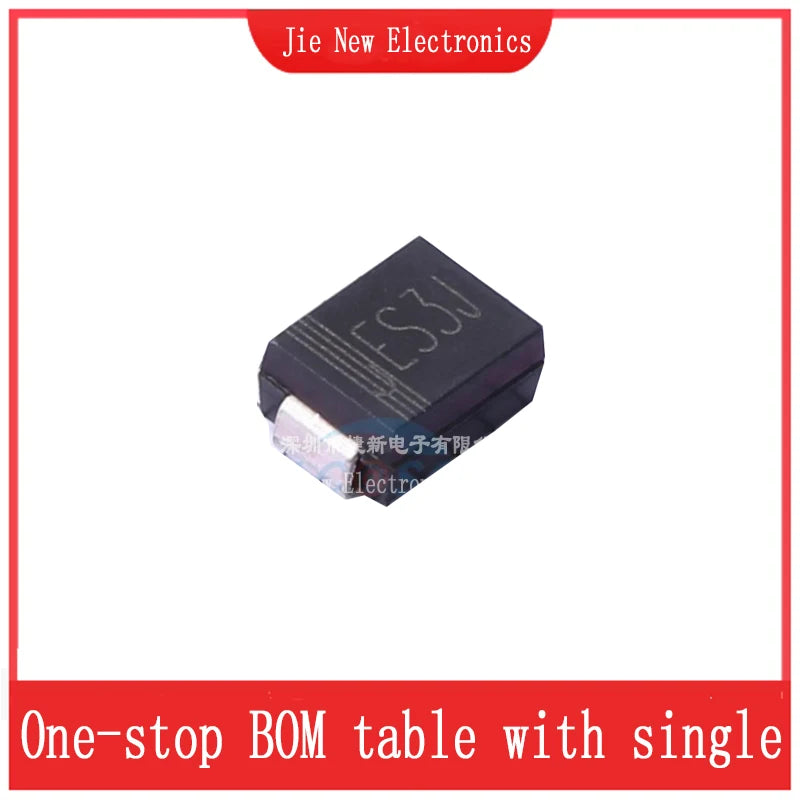 50PCS/LOT SMC DO-214AB ES5A ES5A ES5J ES3J RS5M  RS3M ES5D ES3D ES5G ES3G 3A 5A 200V 400V 600V 1000V 1KV SMD Fast Recovery Diode