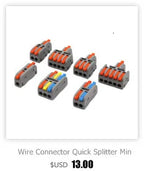 Wire Connector Quick Splitter Mini Splicing Universal Conductor Wiring Cable LED Terminal Block Push-in Electrical Connectors