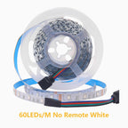 DC 5V 5050 RGB Strip LED Light Battery Powed Waterproof Ribbon Tape Stable Led Strips Indoor Outdoor Decoration Remote Control