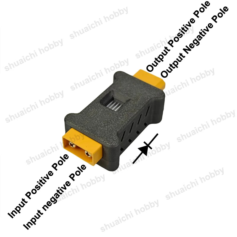80A 100V Ideal Diode Module High Power Anti-Reflux 5-90V Charging Adapter AWG10 Silicone Connecting Wire XT90 Plug for RC Model