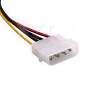 4 Pin Molex IDE Male To 4P ATA Female Power Supply Cable To Floppy Drive Adapter Computer PC Floppy Drive Connector Cord PSU 1PC