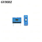 10PCS 2.54mm DIP Switch Red Blue 1 2 3 4 5 6 7 8 9 10 12 PIN PCB Mounted Toggle Code Switch ON OFF Selector for Circuit Board