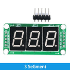 74HC595 Static Drive LED Display Module - 2/3/4-Digit 7-Segment Digital Tube with 74HC595 Shift Register (100% Genuine IC)Module
