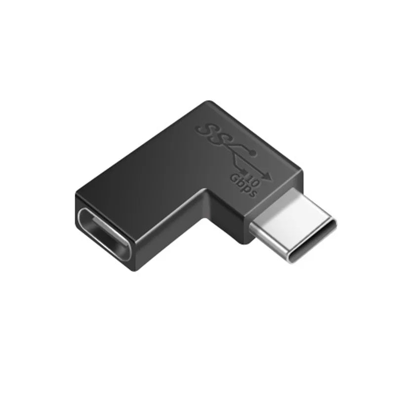 2PCS USB-C Female to USB-C Female Aluminum Connector Adapter Support 4K Video, Fast Charging & 10Gbps Data Transfer. (Black)