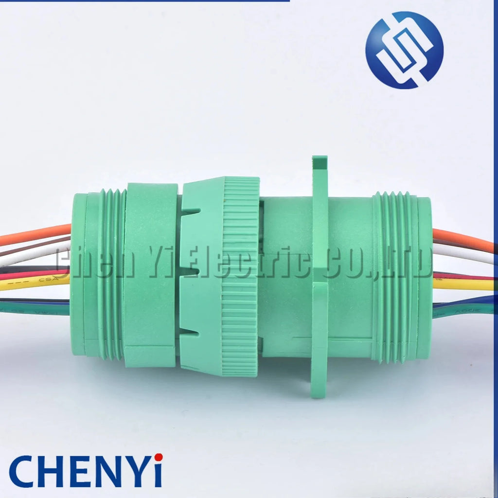 Green 9 Pin auto waterproof connector Diagnosctic Tool circular Wire Harness plug pigtail HD16-9-1939S-P080 HD10-9-1939P-P080