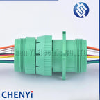 Green 9 Pin auto waterproof connector Diagnosctic Tool circular Wire Harness plug pigtail HD16-9-1939S-P080 HD10-9-1939P-P080