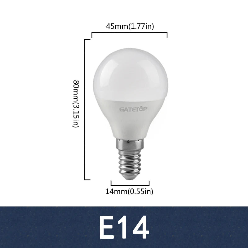 10pcs Led Mini Bulb 220V E27 E14 B22 Globe Bulb Energy Saving Lamp 3W 5W 6W 7W Led Warm Cold Light for Home Decoration