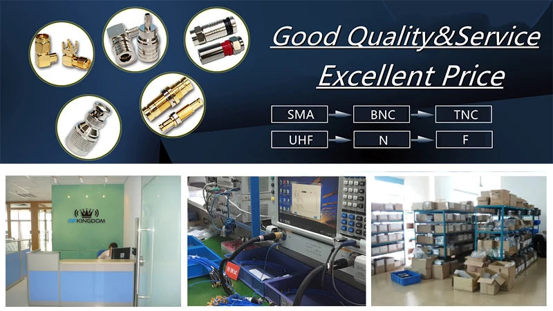 BNC Male Female Jack to SMA Female Jack Straight RF Adapter BNCK SMAK Coaxial Connector High Quality for SDR CCTV Camera Scanner