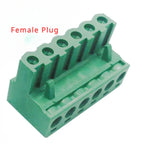 10pcs/sets Female Male Plug Aerial Butt Welding 2EDGRK 15EDGRK-5.08mm 2P-24P Plug-in Solder-free Wire Terminal Block Connector