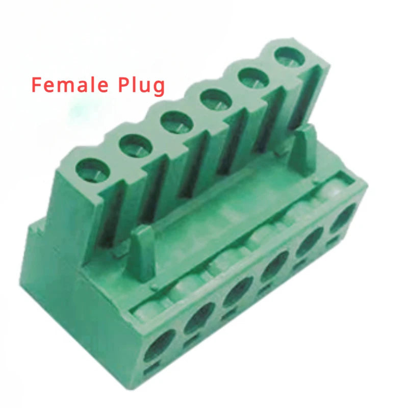 10pcs/sets Female Male Plug Aerial Butt Welding 2EDGRK 15EDGRK-5.08mm 2P-24P Plug-in Solder-free Wire Terminal Block Connector