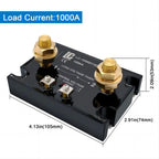 LCTC SSR-1000DD DC Control DC Solid State Relay 1000A High Power DC Relay Single Phase 3-32VDC Large Current Crydom With LED