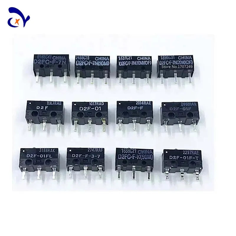 2Pcs/10Pcs Mouse Micro Switch D2FC F 7N D2FC-F-7N(10M)/(OF) D2FC-F-7N(20M)/(OF) D2FC-F-K 50M Microswitch for Mouse for Omron