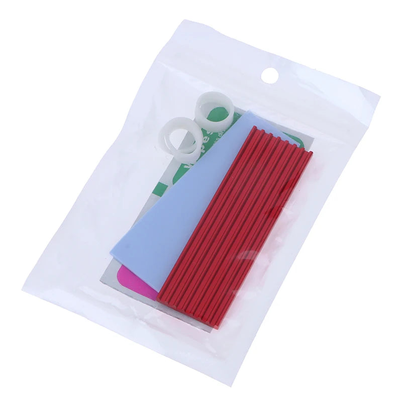 1set M.2 SSD Heat Sink NVME NGFF M.2 2280 Solid State Hard Disk Aluminum Heatsink Cooler Radiator Thermal Cooling Pad For PC