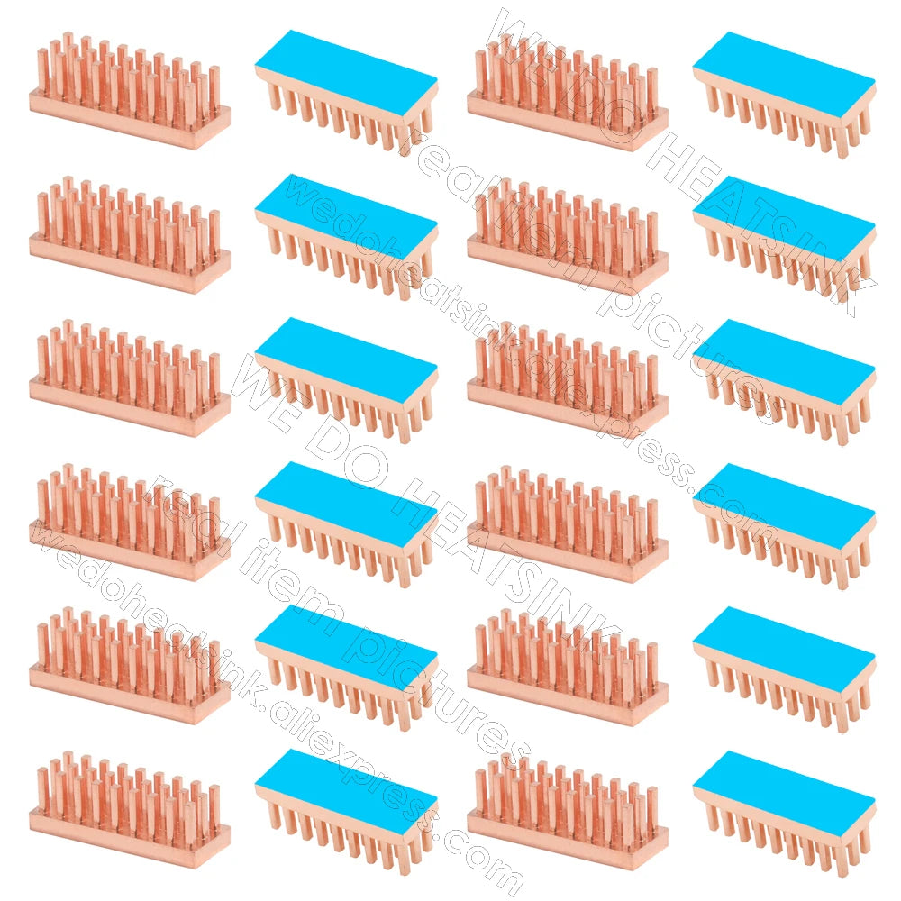 WE DO HEATSINK Small Tiny Useful Pure Copper Heat Sink Without or With Thermal Pad For Raspberry Pi Banana Pi IC Chipset Package