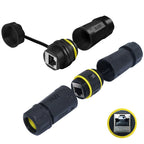 RJ45 Connectors Tool Free CAT6A, CAT7 Field Termination Plug Shielded RJ45 Modular Plugs for 2000MHz 40G