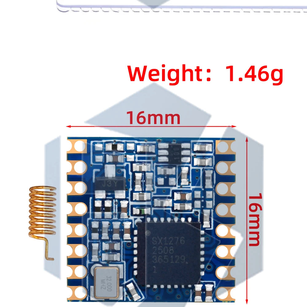 SX1276 LoRa Wireless Transceiver: 868MHz/915MHz Long-Range Communication (LoRa/GFSK) – Works with ESP32
