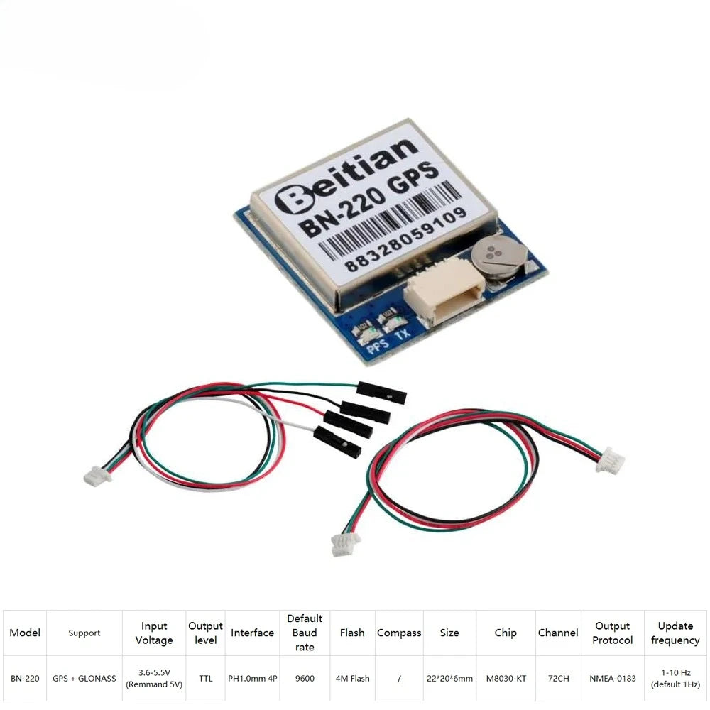 Beitian GPS Module M8 Chip BN-180 BN-220 BN-280 BN-880 BN-440 BN-282B BN-280B GLONASS with Antenna for Pixhawk Flight Controller