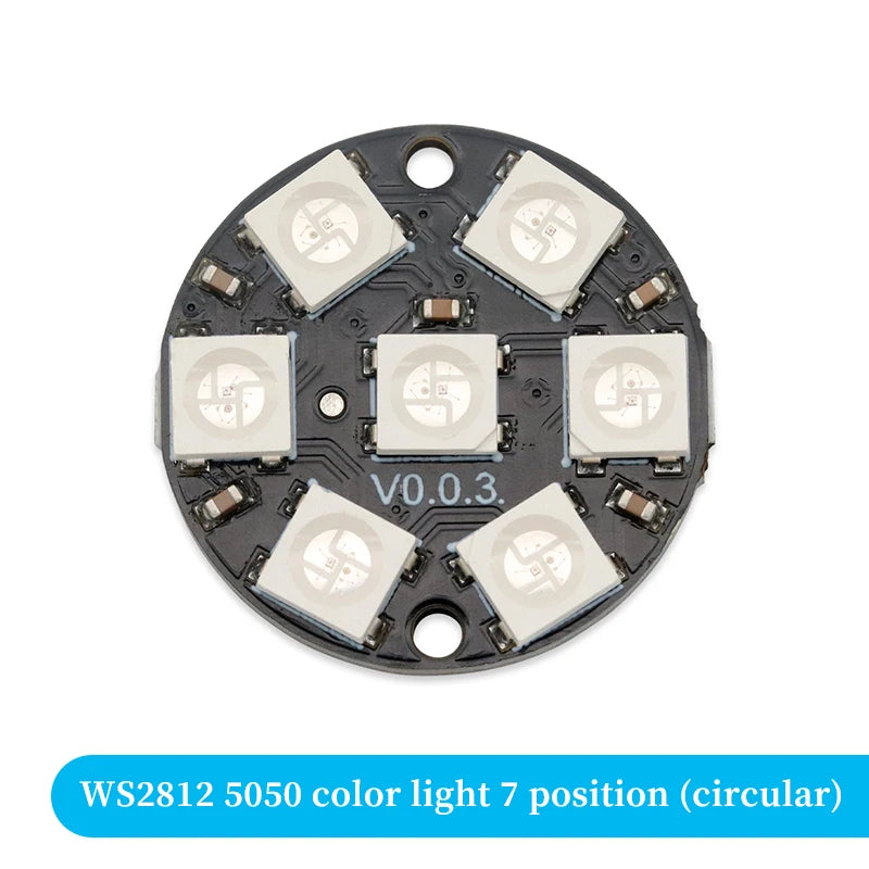 5V 1Bit 3 4Bit 7 8Bit 9 12Bit 16Bit 24Bit 32Bit 64 Bits WS2812 5050 RGB LED Ring Lamp Light + Integrated Drivers For Arduino Diy