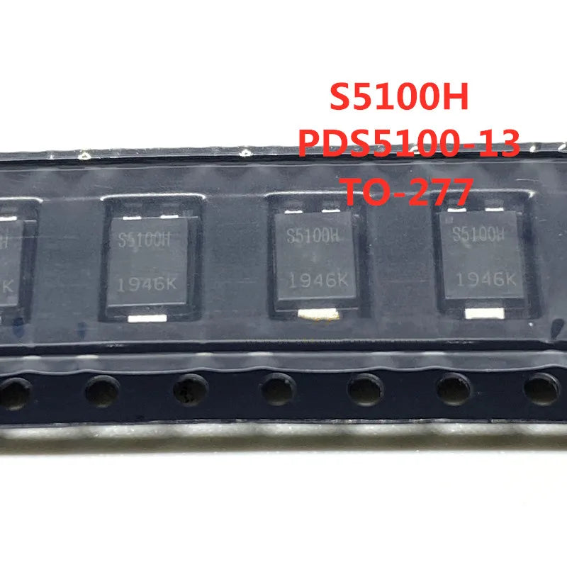 10PCS/LOT S5100H PDS5100H-13 PDS5100H TO-277 5A 100V Schottky diode In Stock New Original