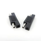 1pcs 5pcs 12/24V Solar Panel SAE male head Polarity Reverse Adapter Connector Battery Power Charger For Quick Disconnect Cable