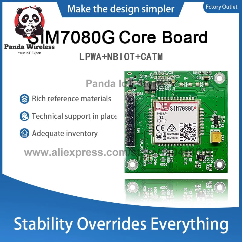 SIMcom SIM7080G Core Board Development LPWA+NBIOT+CATM TTL Serial Port with GPS for M2M applications compatible with SIM868