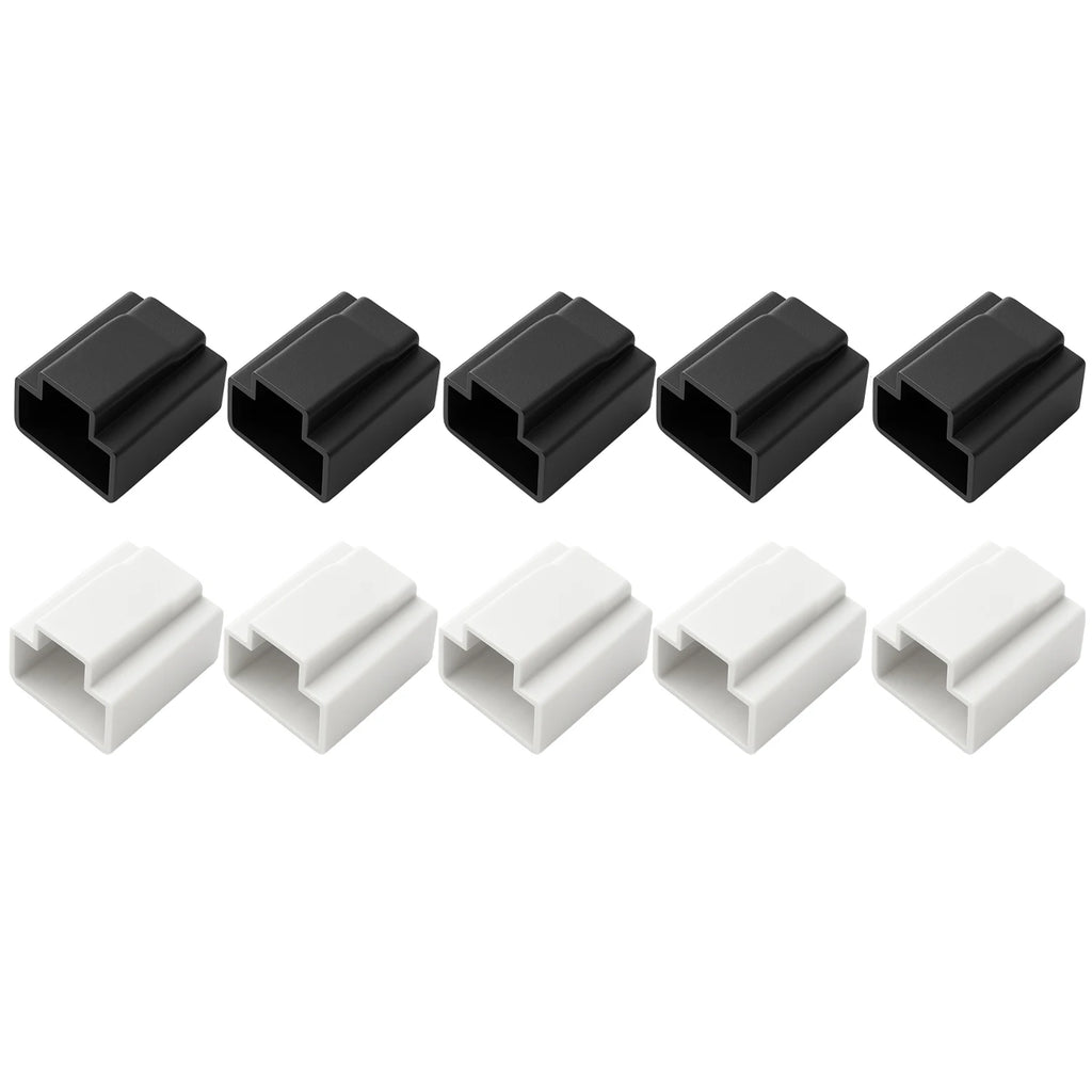10-100PCS RJ45 Connectors Dust Cover Ethernet Cable Protective Case Cap for RJ45 Pass Through Connector Network Cat6 Cat7