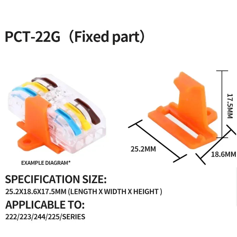 10pcs Compact 1/2/3/4/5 in Multiple Out Wire Connector - Speedy Splicing, 0.08-4.0mm  for Home Wiring Conductor Terminal