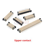 10PCS 1.0mm Upper / Lower Contact 4Pin - 30Pin FPC FFC Flat Cable Connector Socket 4P 5P 6P 7P 8P 9P 10P 12P 14P 16P 20P 28P 30P