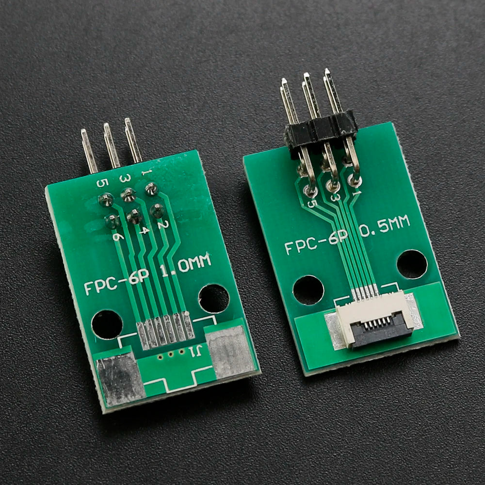 1PC FPC/FFC Adapter Board 0.5mm To 2.54mm Connector Double Row Straight Needle 4/6/8/10/12/14/15/16/18/20/22/24/26/30/34/36 Pin