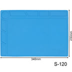 S-110 120 130 Soldering Mat Soldering Station Repair Pad Maintenance Platform Desk Mat Solder Rework Repair Tools