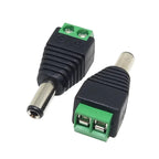 5/20pcs 12V DC Power Connector 5.5mm*2.1mm Power Jack Plug Barrel Adapter,DC Power Connector