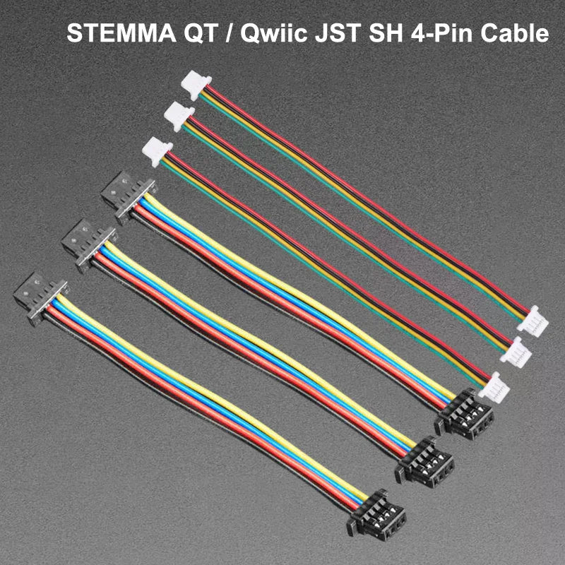 1/3/5Pcs 10cm STEMMA QT/Qwiic JST SH 4-Pin Wire Cable Adapter Connector