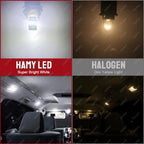 10/20/40 PCS CANBUS T10 W5W LED Bulb For Car Interior Dome Door Maps Trunk License Plate Lights 12V 4014-45SMD 6500K White 300LM