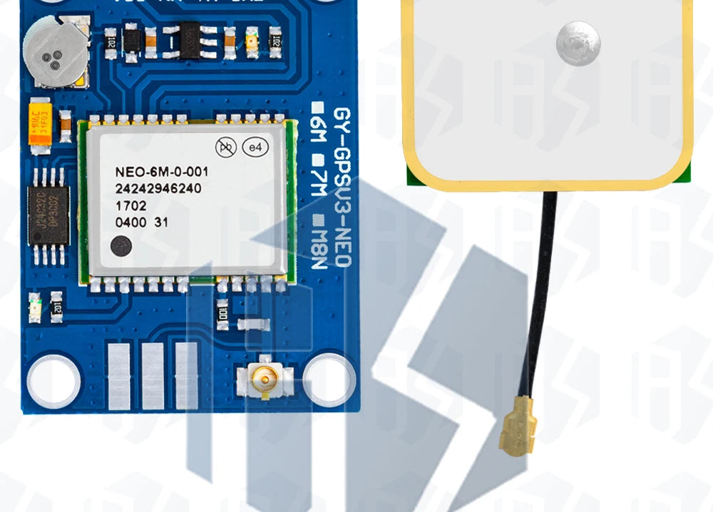 NEO-M8N/NEO-6M GPS Module (GY-GPSV3): Compatible with APM 1.65/2.56, Pixhawk V2.4.5 & MWC Controllers – 3.6V Operating Voltage