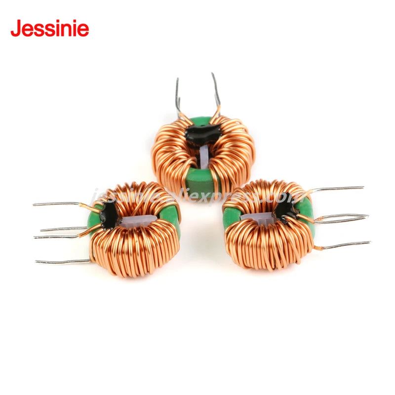 5pcs/1pc R Rod Common Mode Toroidal Inductor Coil 4x15mm 5x20 14x9x5 22x14x8mm 0.6-1.2mm Wire 3.3UH/2-10MHz 4-10A Power Filter