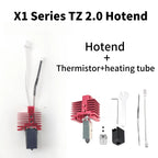 For Bambu Lab X1 Series Hotend Upgrade 2.0 Version Bambulab Bi Metal Fit Bamboo Bambu labs X1 X1C Hot End X1C Thermistor