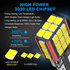 NAO T15 W16W LED CNABUS Bulb No Error T16 15W 1500LM 921 30SMD 3030 Super Bright Car Backup Light White 12V Auto Reverse Lamp