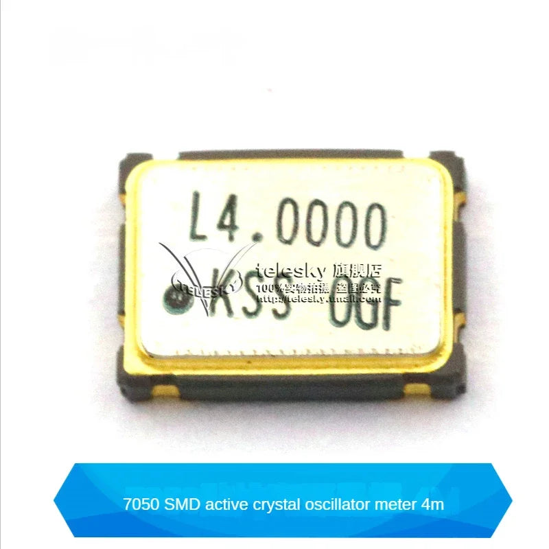 7050 SMD Active Crystal Oscillator SMD Active Clock Oscillator 5x7mm 4-pin 25M 25MHz 4M 6M/8/12/24/25/27/30/32/40/48/50/100M
