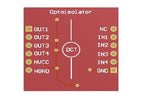 1-10PCS TLP281-4 4-Channel Optocoupler Isolation Module High/Low Level Input for Arduino, Raspberry Pi, Industrial Control