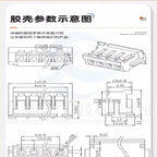 10PCS JST ZH1.5 ZH 1.5mm Wire Cable Connector 2/3/4/5/6/7/8/9/10/12 Pin 1.5MM Pitch Plug 10CM/20cm/30CM Wire Length 28AWG