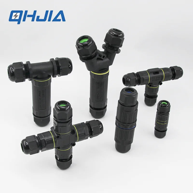 Heavy Duty Quick Connect Terminal Block T-type, IP68 Waterproof 2/3/4/5Pin for Secure & Fast Damp-Proof Wiring Connector