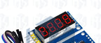 ‌4-Digit 7-Segment LED Display Module with 74HC595 Shift Register (Serial Interface) for Arduino