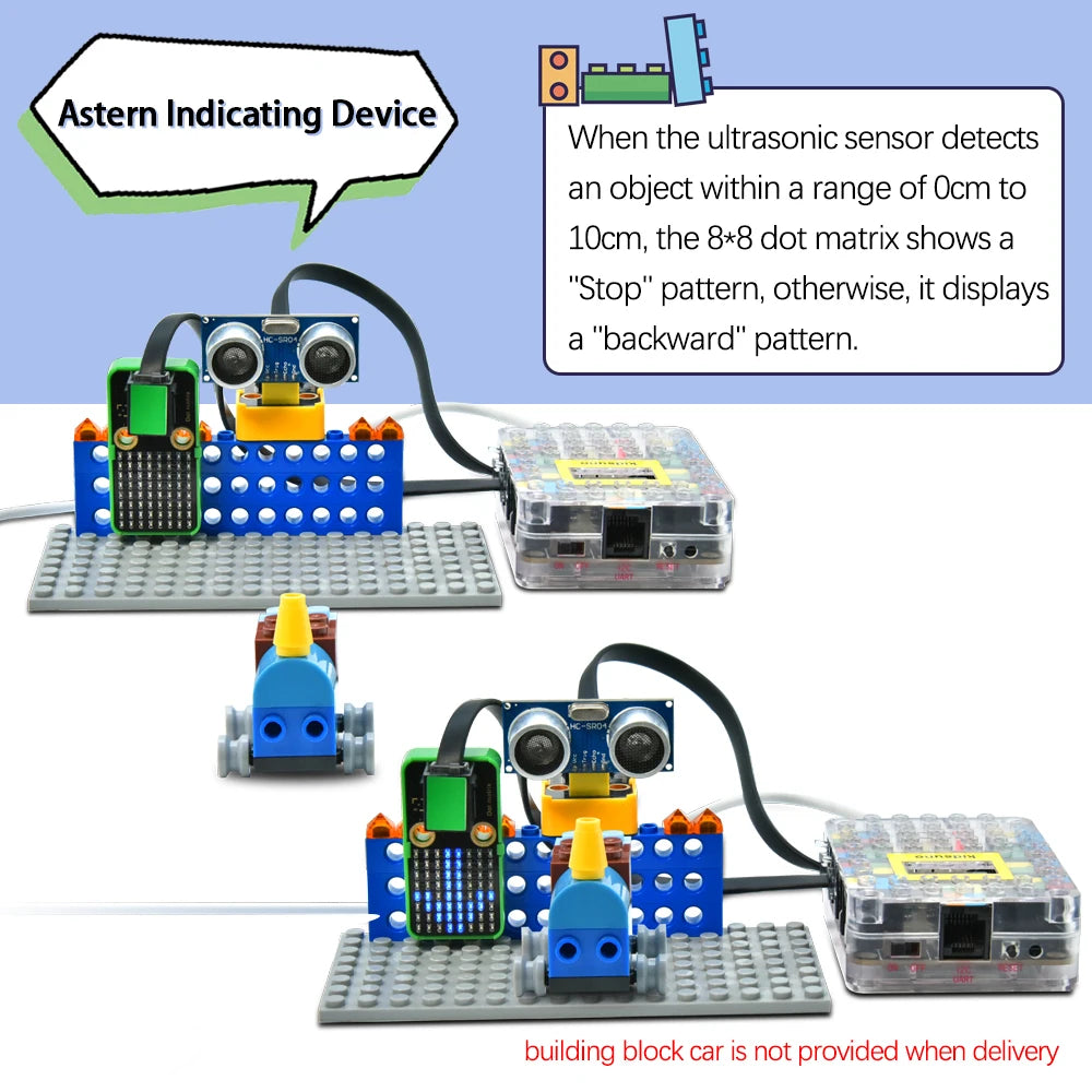 Kidsbits Intelligent Traffic System Kit +8 Projects For Arduino UNO R3 Compatible With Lego Blocks Scratch Graphic Programming