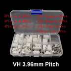 1Pcs SH1.0 / JST 1.25 / PH2.0 / XH2.54 / VH3.96 Male and Female Housing Pin Header Crimp Terminal Adapter JST Connector Kit