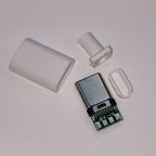 5Pcs USB Connectors Type C / Micro / USB 2.0 Type A Male Female Assembly Adapter DIY Soldering Repair Data Charging Plug Socket